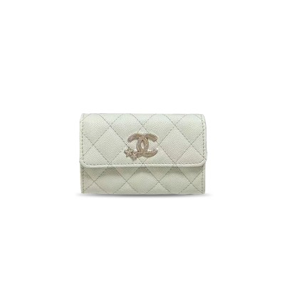 CHANEL 25B CC COMET LOGO FLAP CARD HOLDER AP4812 (11*8.5*3cm) CHANEL 25B CC COMET LOGO FLAP CARD HOLDER AP4812 (11*8.5*3cm)